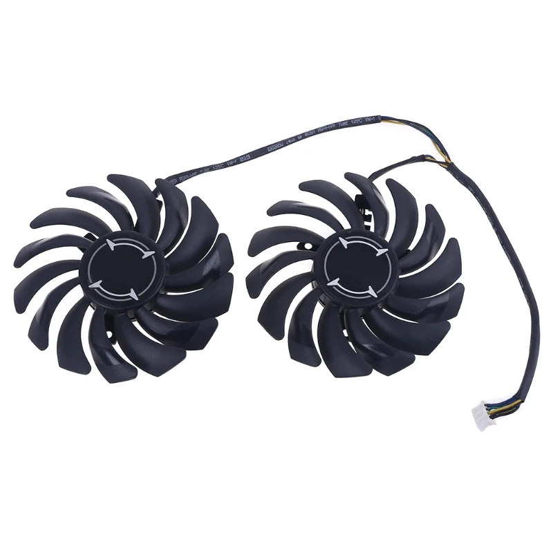 

1 Pair 87mm PLD09210B12HH 4 Pin Graphics Video Card Cooling Fan for MSI RX 470 480 570 580 Armor