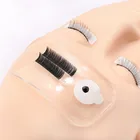 Подставка для ресниц силиконовая прозрачная, наклейка на лоб