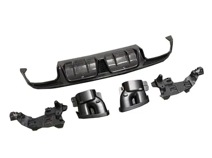 Распределитель губ для заднего бампера автомобиля из углеродного волокна