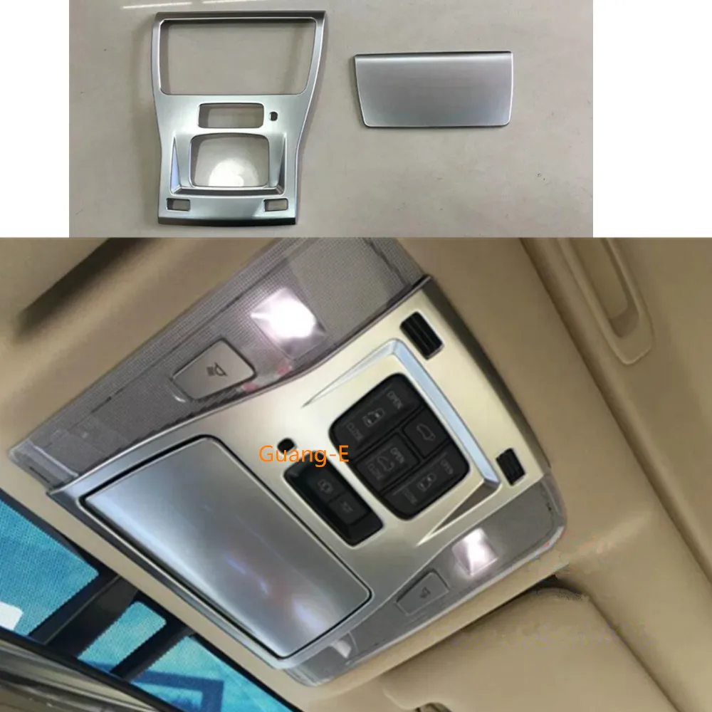 

Car styling cover stick front read reading light lamp trim hood for Toyota Alphard Vellfire 2016 2017 2018 2019