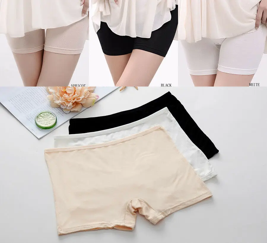 

Summe Women Boyshorts Pants Women's Stretch Seamless Boy Shorts Mid-Length Safety Boxer Briefs Safety Underwear Boxer Brief