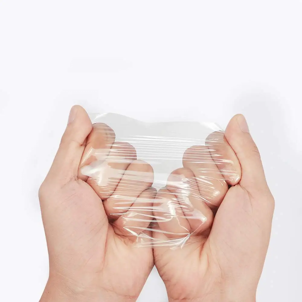 1000 штук прозрачная целлофановая квадратная обертка рулон карамельных конфет