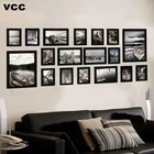 Деревянные фоторамки для подвешивания на стену, 18 шт.компл., настенные фоторамки с картинами, Классическая деревянная рамка для украшения дома