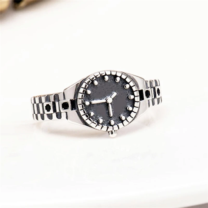 Милые мини-часы в форме подошвы с памятью формы ретро тайские серебряные женские