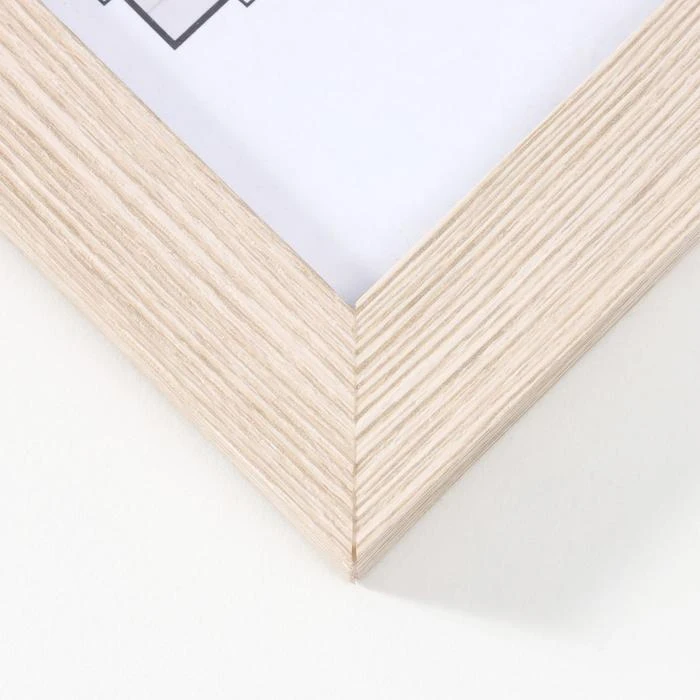 Фоторамка МДФ №6 Молочный дуб ширина 17 мм толщина 10мм |