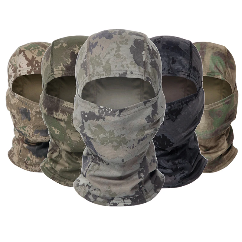 

Tactical Camouflage Balaclava Neck Gaiter Full Face Mask Wargame Military Hat Hunting Bicycle Cycling Army Bandana