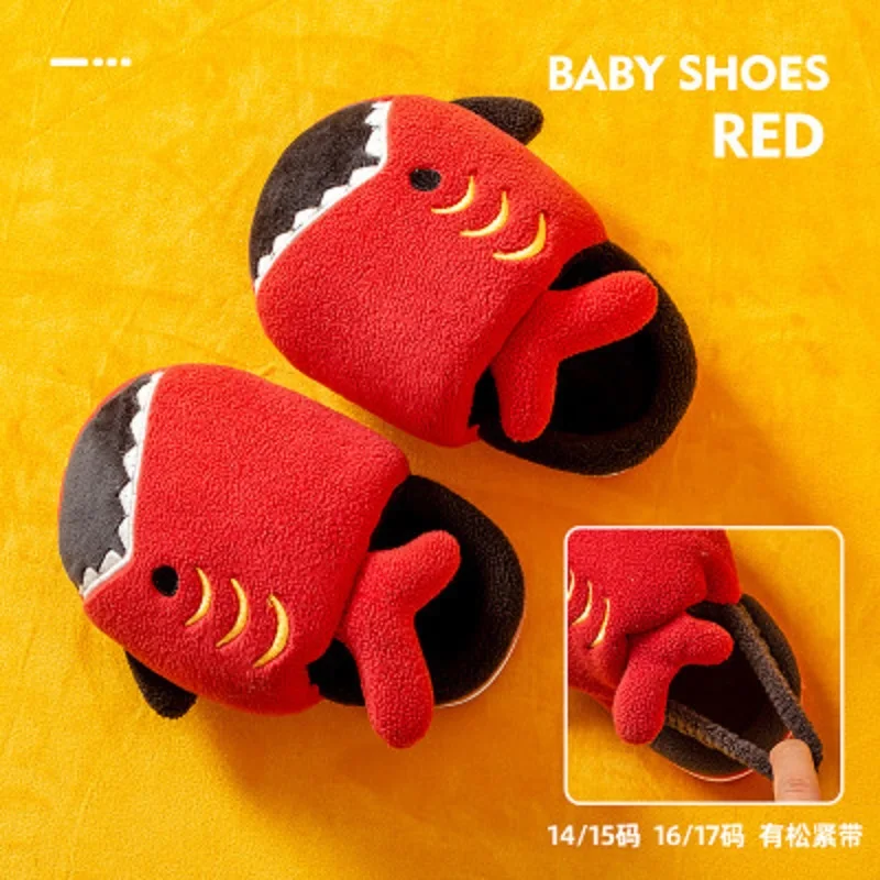 

Winter Warm Cotton Slippers Cartoon Fashion Soft Anti-Slippery Indoor Slippers Cute Kids Slippers Baotou Shoes Toddler Girl Boy