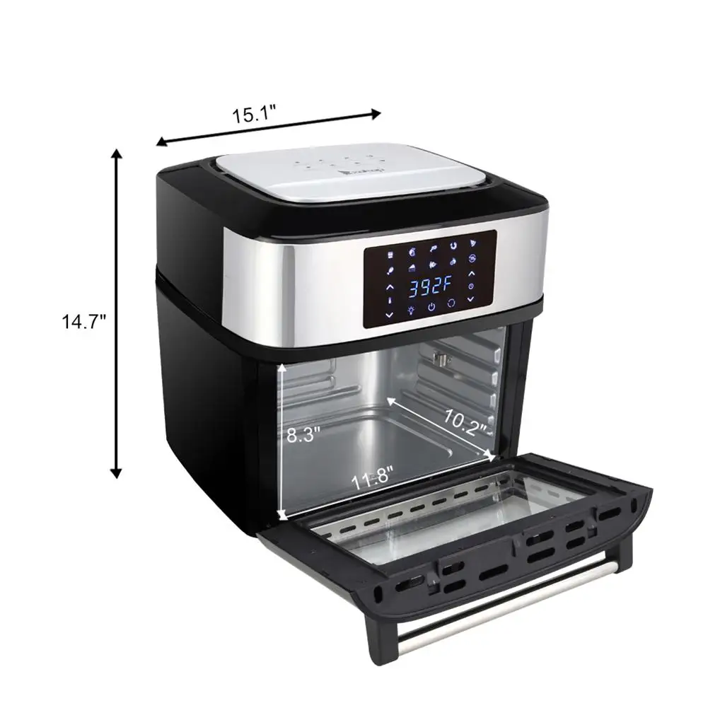 

ZOKOP KAFO-1800A-D2 US 120V 16.91Quarts / 16L Air Fryer 1800W Black