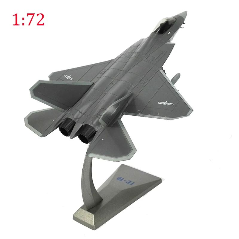 1/72, 1/48 масштаб, сплав, самолет, китайские ВВС, J-31, Gyrfalcon Fighter J31, модель, игрушки для детей, подарок для коллекции