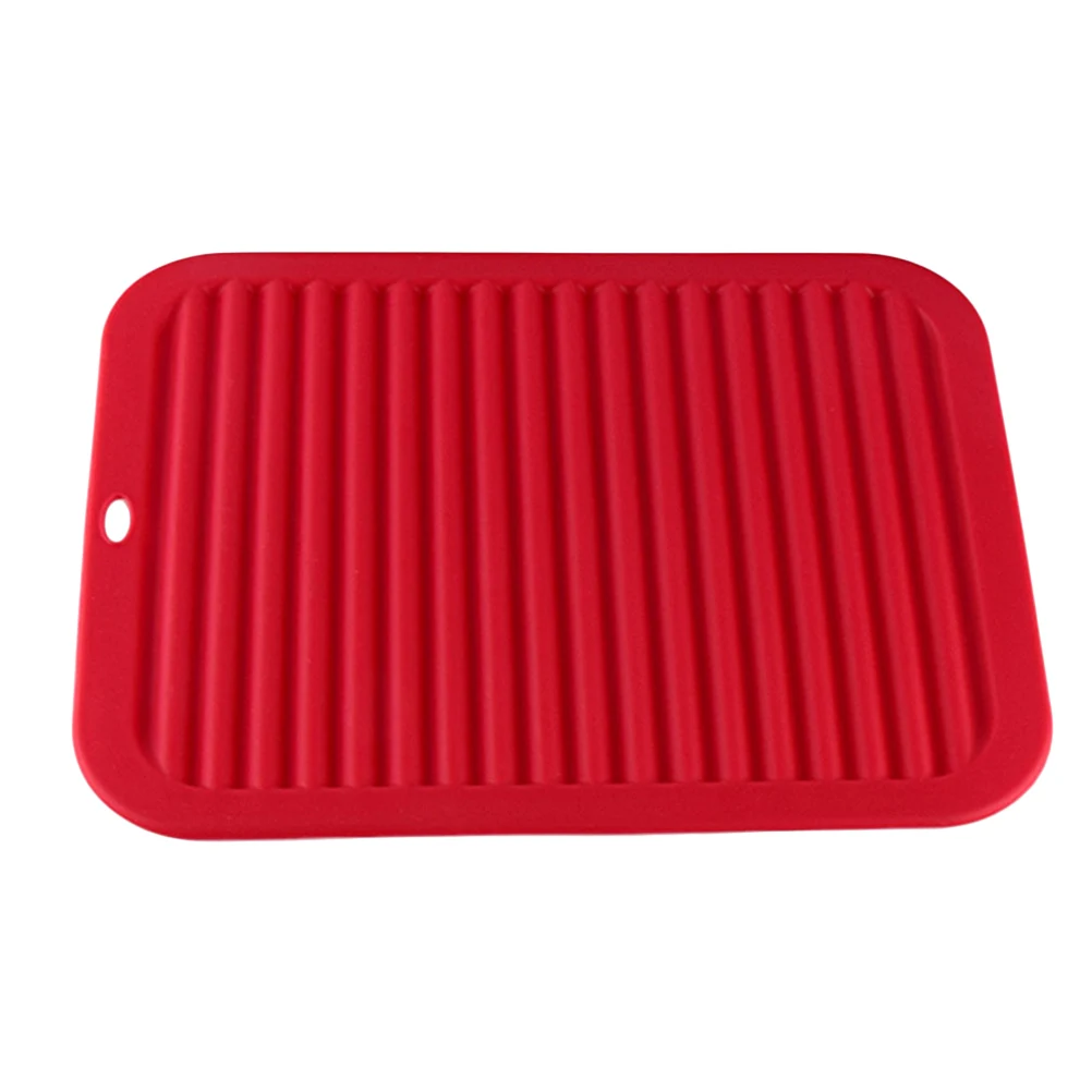 Силиконовый изоляционный коврик с волнистым узором кухонная стойка для хранения