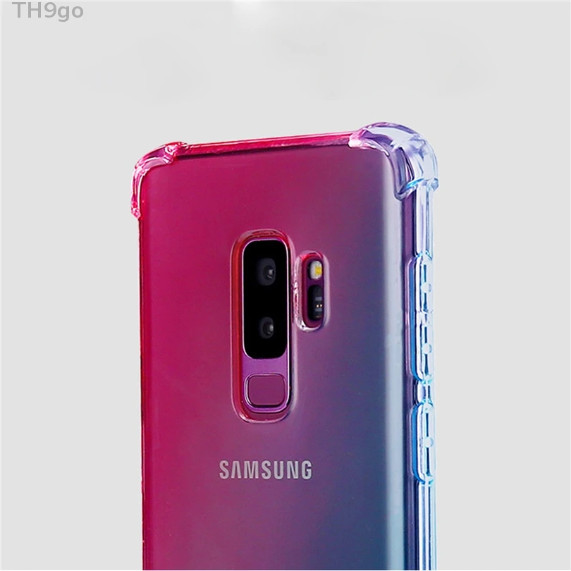 Чехол для телефона с градиентом Samsung Galaxy J2 Pro J4 Core J5 J6 Plus 2018 J7 Prime противоударный
