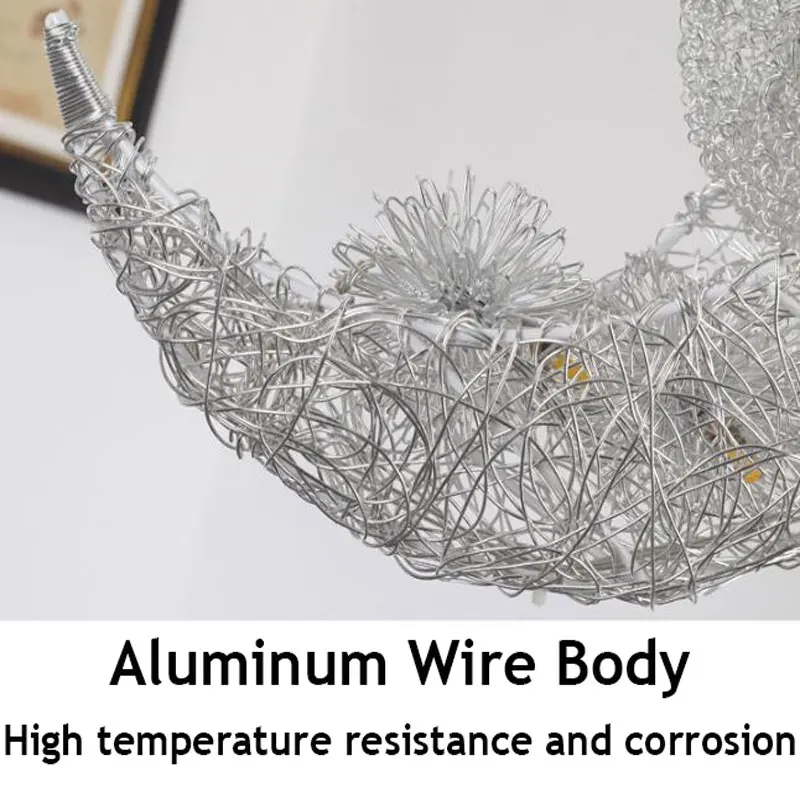 Современные подвесные потолочные лампы луна звезда люстра детская спальня