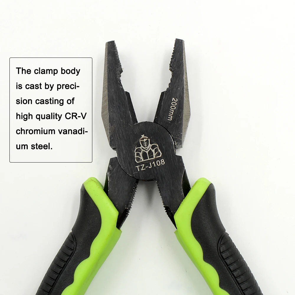 

QHTITEC Cutting Cpriming Pliers Multifunctional Wire Cutters Stripping Pliers Combination Nippers Multitool Crimp Terminals