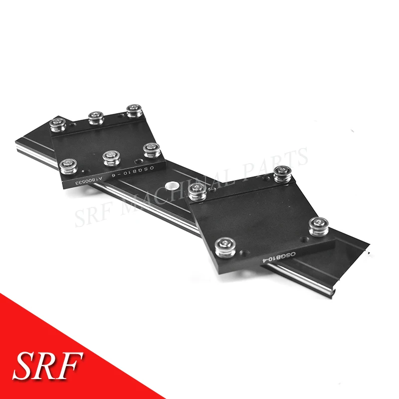 Алюминиевые роликовые линейные направляющие шириной 50 мм OSGR10 L = 900 с блоком