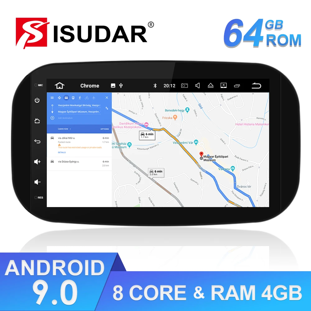 Isudar автомобильный мультимедийный плеер 2 Din Android 9 для Mercedes/Benz/SMART CANBUS gps авто компактное минирадио Восьмиядерный ram 4 Гб USB DVR