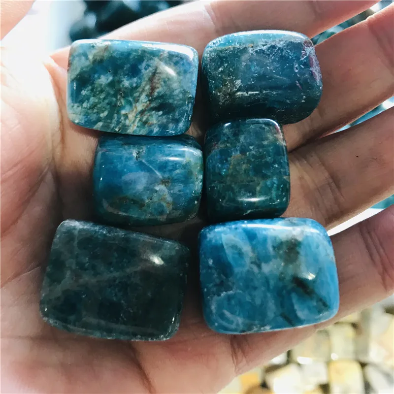 

100g Natural Raw Blue Apatite Rough Stones Crystal gravel Minerals and Stones Rough Gemstone Specimen