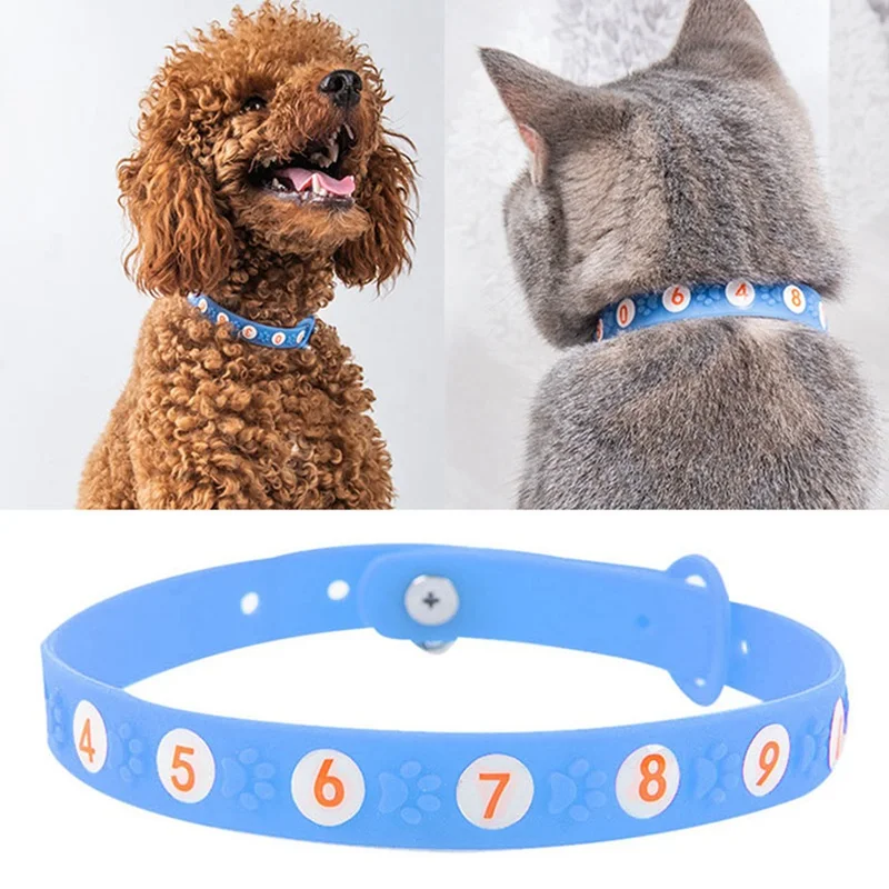 Новинка 2019 года. Силиконовый ошейник для домашних любимцев собак кошек. Ошейник