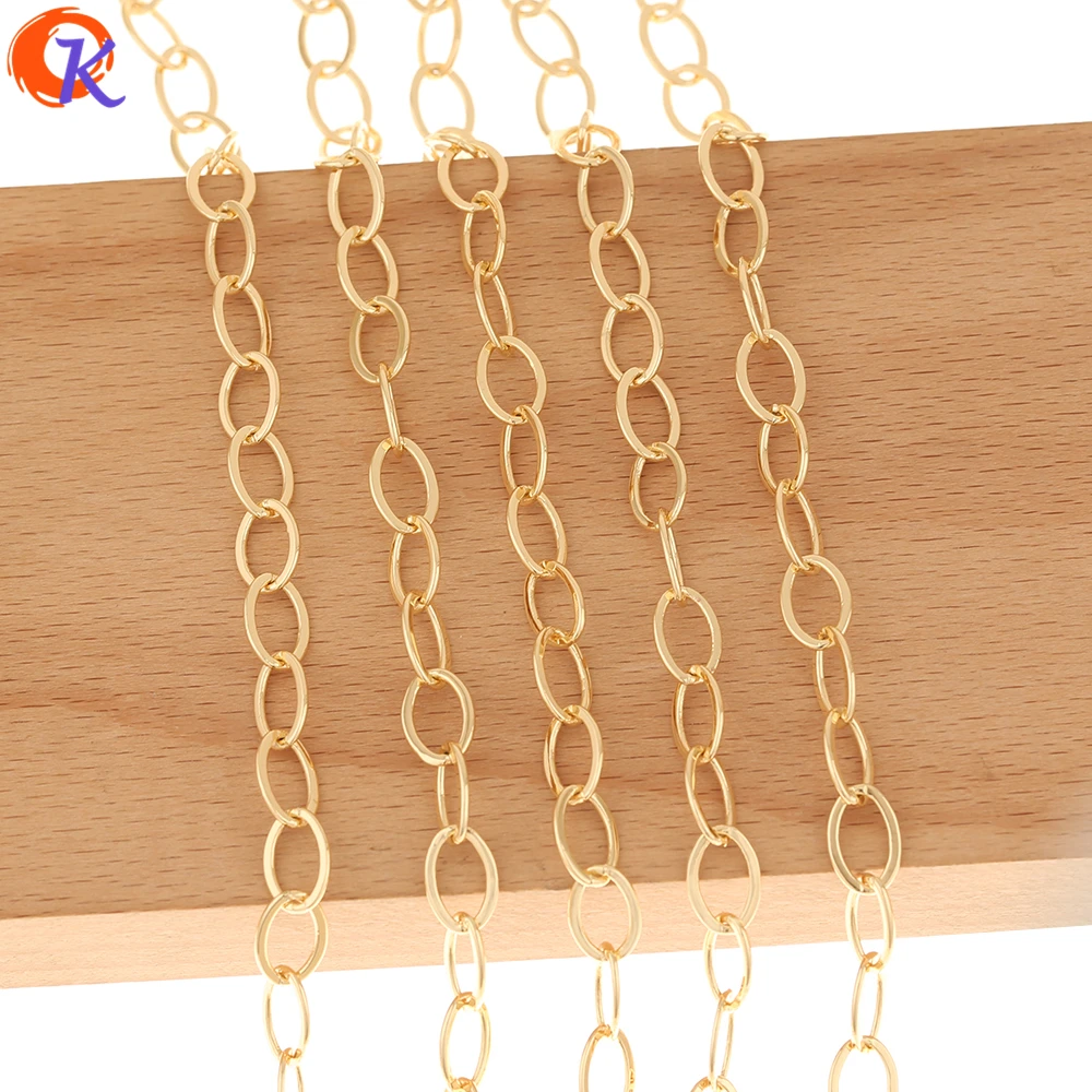 

Cordial Design 5M/Lot Genuine Gold Plating/Jewelry Accessories/Flat Oval Chain/Earring Findings/Hand Made/DIY Necklace Making