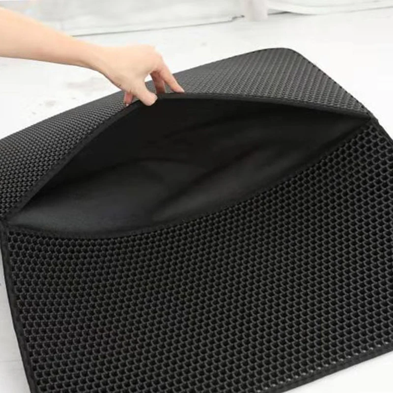 Лидер продаж двухслойный коврик для кошачьего туалета из ЭВА Водонепроницаемый