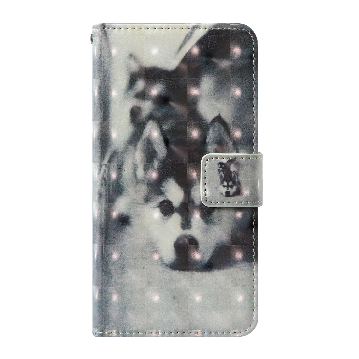 puppy 3D Чехол-портмоне из кожи с откидной Чехол для Senseit A150 A250 C155 N151 E500 T189 W289 A247 T100 T250 T300 A109 A200 E510 E400 телефон чехол s - Цвет: puppy