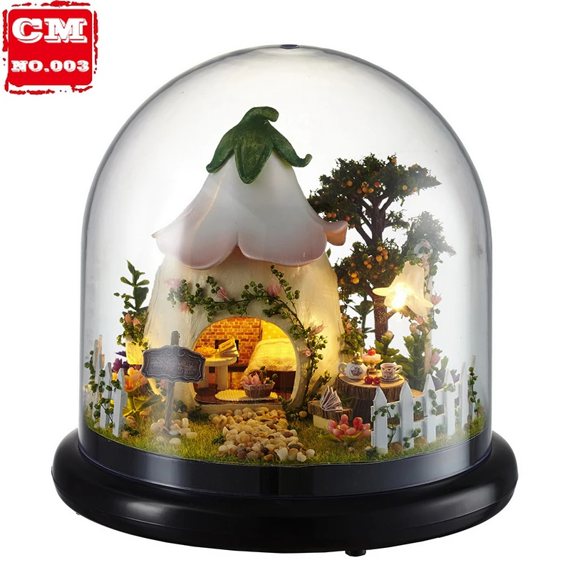 

Doll House Miniature DIY Dollhouse With Furnitures Wooden House For Children Birthday Gift Mood for Love Toys B015