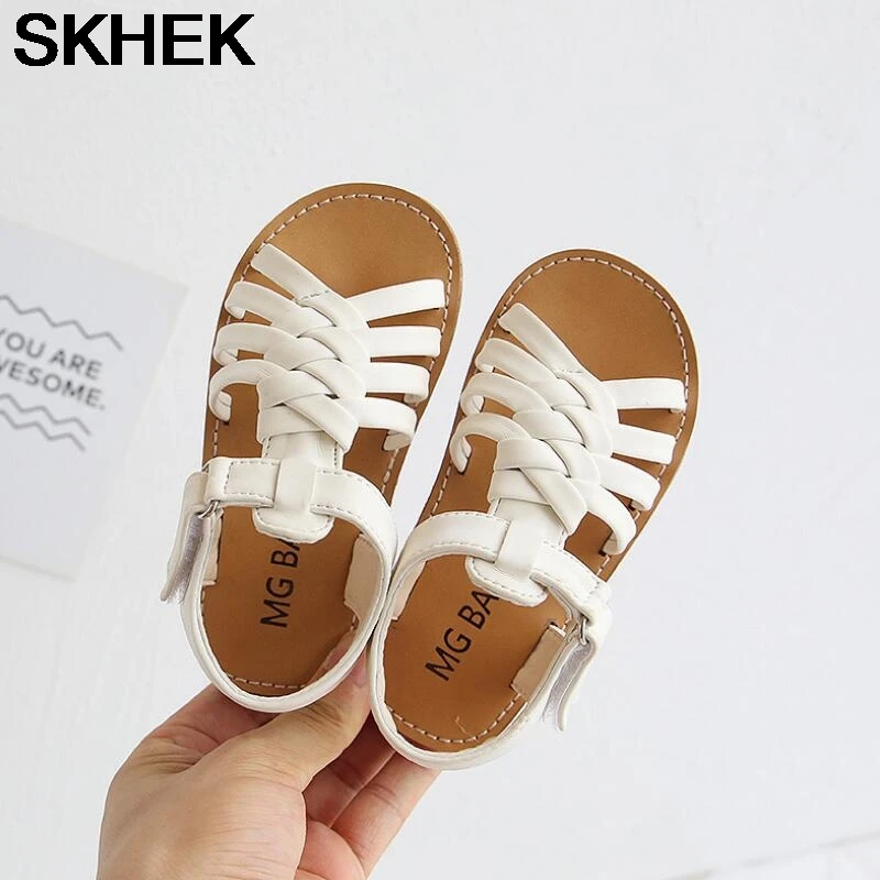 Нескользящие пляжные туфли SKHEK для маленьких детей милая обувь принцессы Новинка