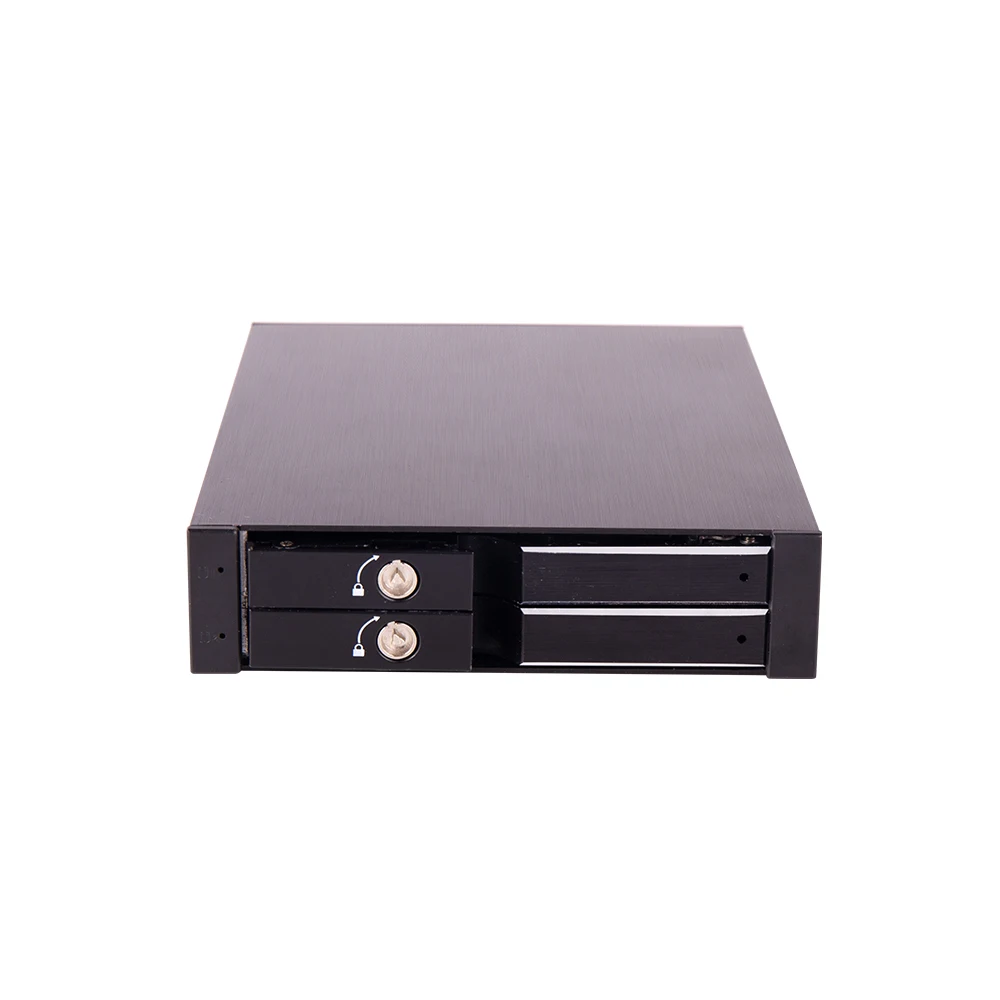 Uneatop 2 5 " двойной отсек SATA лоток без горячей замены SSD HDD Enclsoure для 3 5" гибких