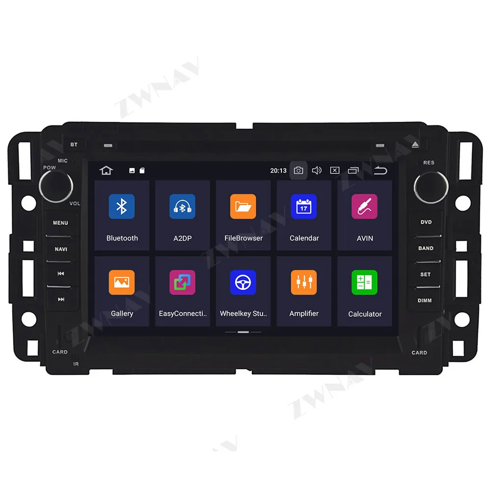 IPS Android 9. 0 4 + 64 автомобильный dvd-плеер с экраном GPS Navi для GMC Yukon Tahoe 10 0-2007