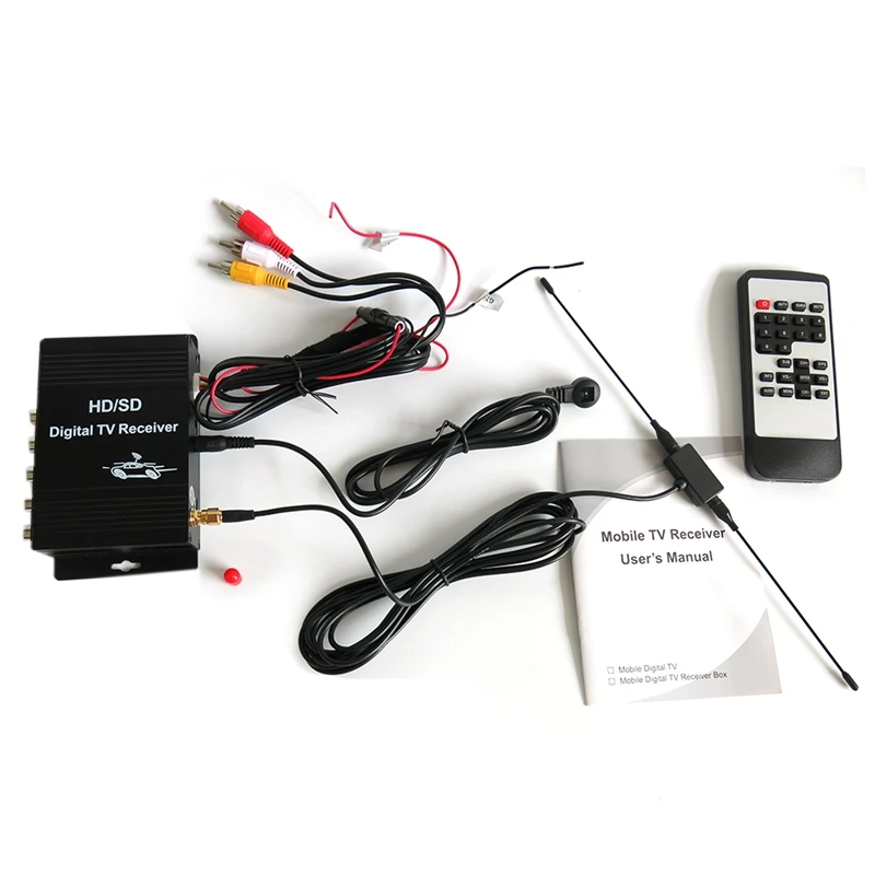 

Цифровой ТВ-приемник 12 В HD/SD, мобильный автомобильный ТВ-приемник, 4 видео, 2 аудиовыхода для использования в США