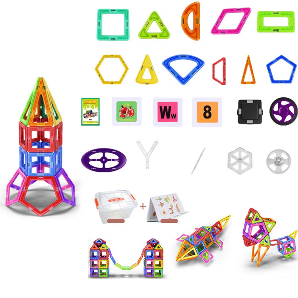 

Variety Of Magnetic Building Blocks Assembling Early Education Toys For Children 3d Puzzle Educational Toy Set