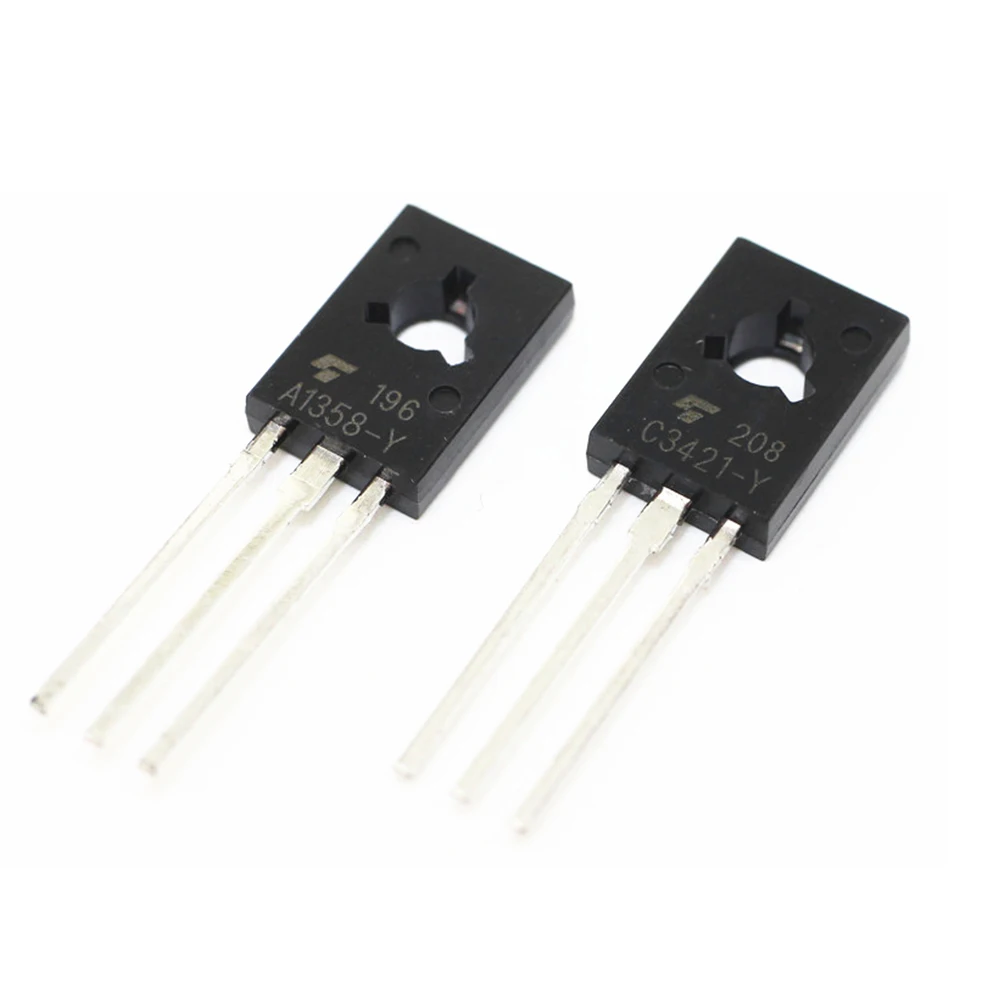

10 шт 2SA1358 2SC3421 (5 шт * A1358 + 5 шт * C3421 ) 2SA1358-Y 2SC3421-Y TO-126 транзистор