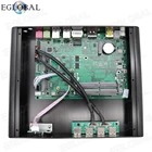 Самый дешевый настольный мини-ПК Eglobal 10-го поколения без вентилятора Intel i7 10710U 10510U Windows 10 2 * DDR4 NVME 4K HTPC Nettop HDMI DP