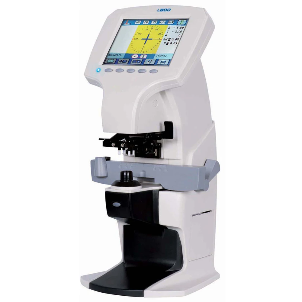 black color L-800 полнофункциональный цифровой объектив метр focimeter lensometer с PD УФ-принтер синий светильник - Цвет: black color