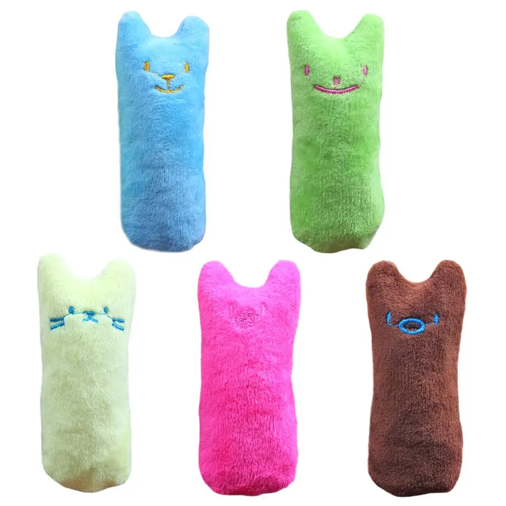 Hot Sale Cat Toys Not Easy to Damage Catnip Interactive Thumb Plush Teeth Grinding Bite Mint Pillow Supplies | Дом и сад