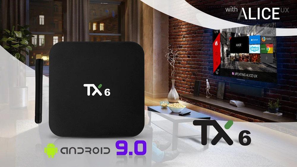 ТВ приставка Android 9,0 Смарт ТВ приставка TX6 Android ТВ приставка 4 Гб ОЗУ 64 Гб Allwinner H6 четырехъядерный USD3.0 2,4G/5 ГГц WiFi 4K ТВ приставка Tanix TX6