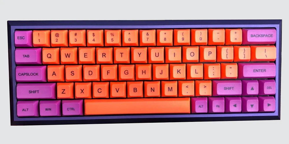 Колпачки для клавиш Dragonfruit XDA PBT колпачки с краской переключателей Cherry MX 61 64 84 96 108