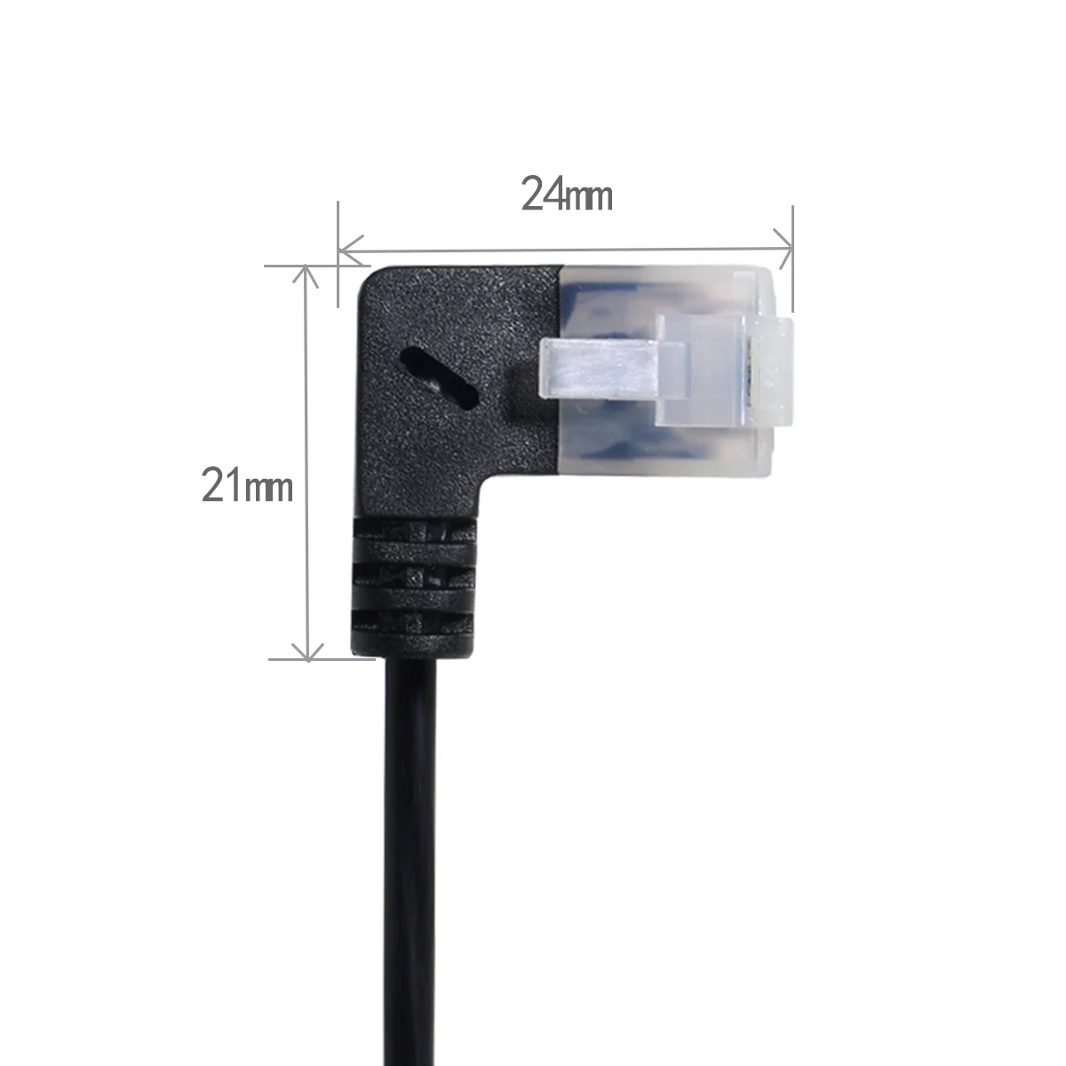 Сетевой UTP-кабель RJ45 с левым и правым углом 25 см патч-корд 90 градусов Cat6a Lan