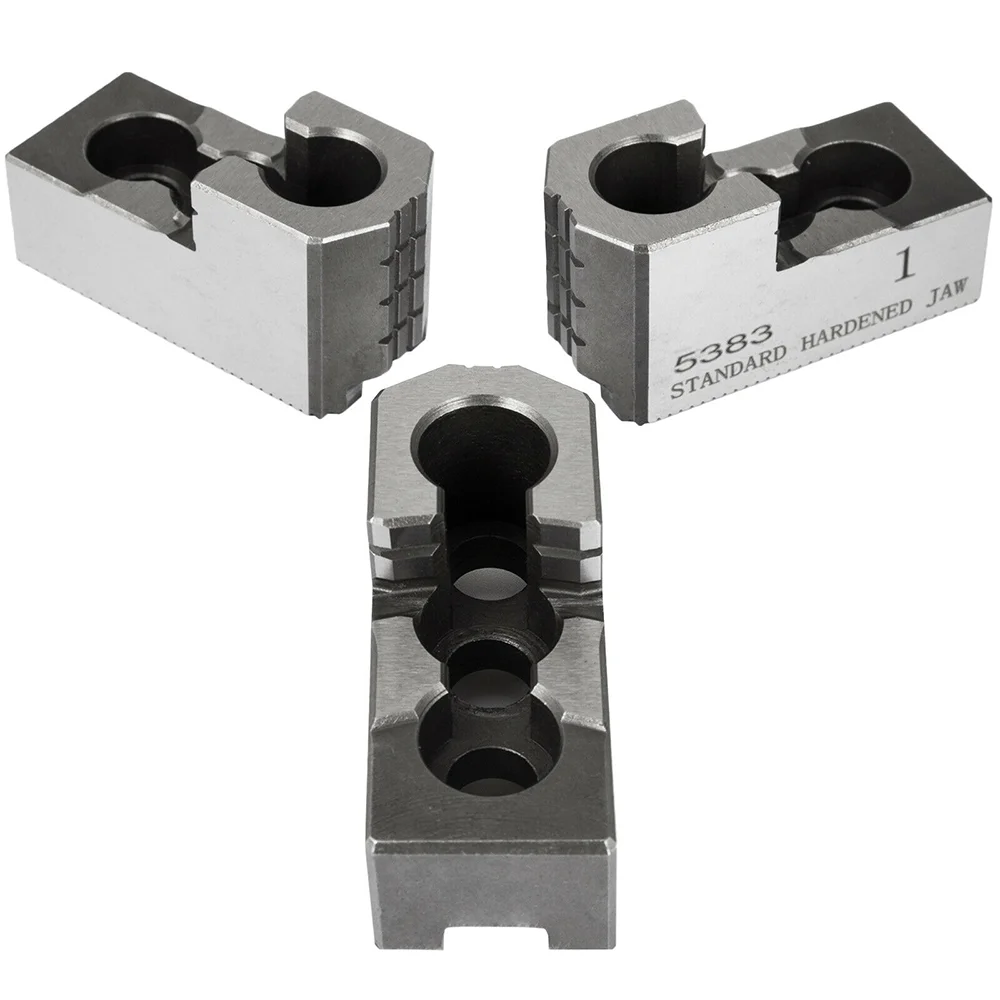 

6" 3pcs Single Step External Lathe Chuck CNC Hard Jaws for Three Jaw Chucks