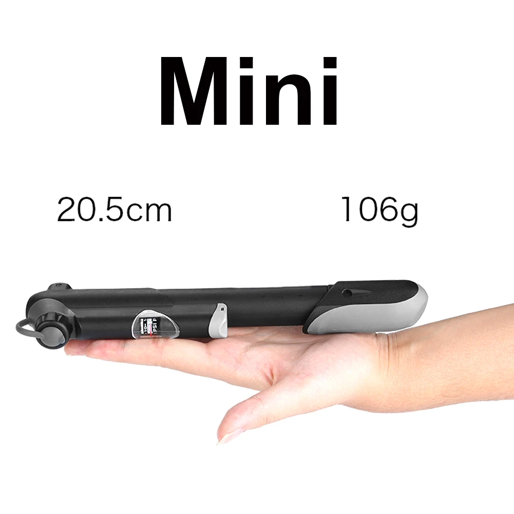 

Portable Bicycle Pump Mini Hand Pump Cycling Air Pump Ball Toy Tire Inflator Schrader Presta Valve MTB Mountain Bike Pump