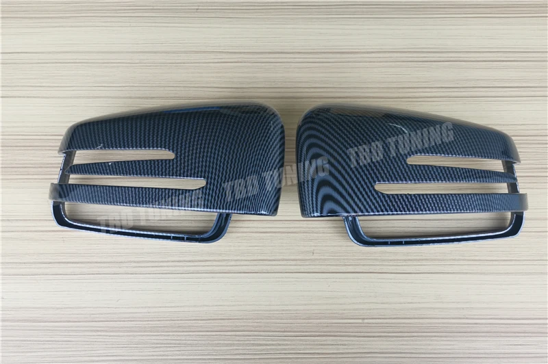 Для Mercedes W204 W212 W207 W176 W218 зеркало из углеродного волокна для Mercedes A B C E S CLS GLK CLS класс