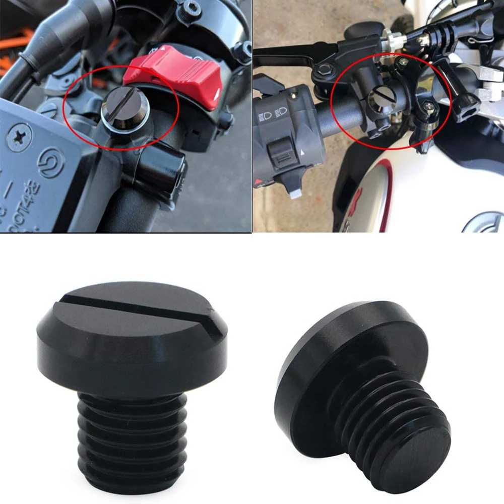 

Mirror Hole Plug Screw Bolts Covers Caps For Suzuki For Honda For Yamaha For Kawasaki 125 250 350 450 500 530 250R/X