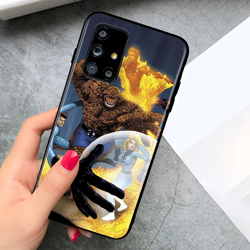 

Fantastic Four Marvel Avengers For Samsung A72 A52 A02 A32 A12 A42 A51 A91 A81 A71 A41 A31 A21 A01 S Black Phone Case