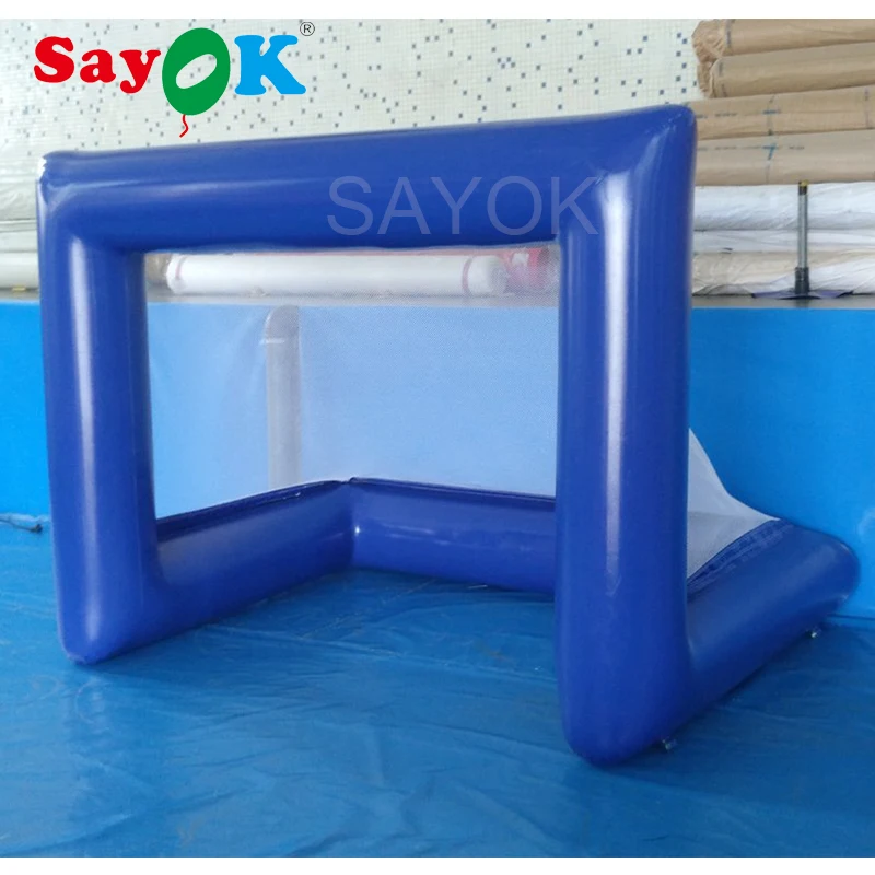 SAYOK надувные футбольные ворота с воздушным насосом мини-ворота для хоккея