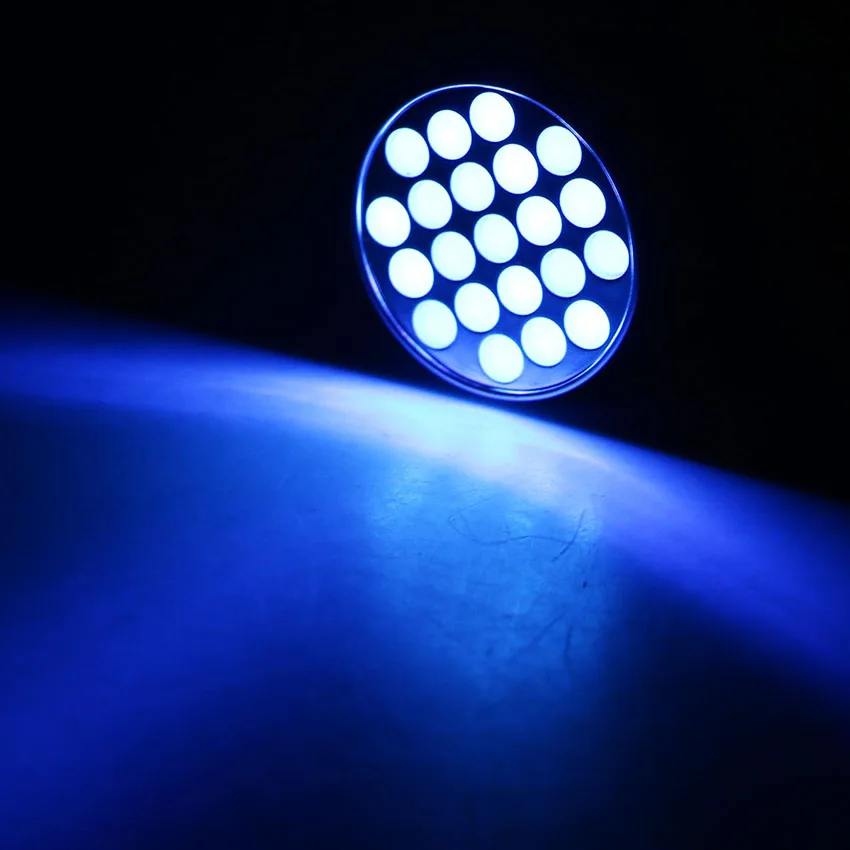 

21 LED 395nm UV Ultra Violet LED Flashlight Aluminum Torch Lamp Lights For Outdoor Lights Hunting Fishing Camping Lamp