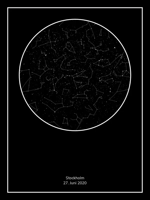 

Personalized Map Of The Star Wall Art Canvas Painting Custom Night Sky Map Print Picture For Anniversary Gift Christmas Decor