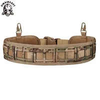 sinairsoft tactical hunting waist belt water resistant adjustable training waistband support molle system multicam 1000d nylon