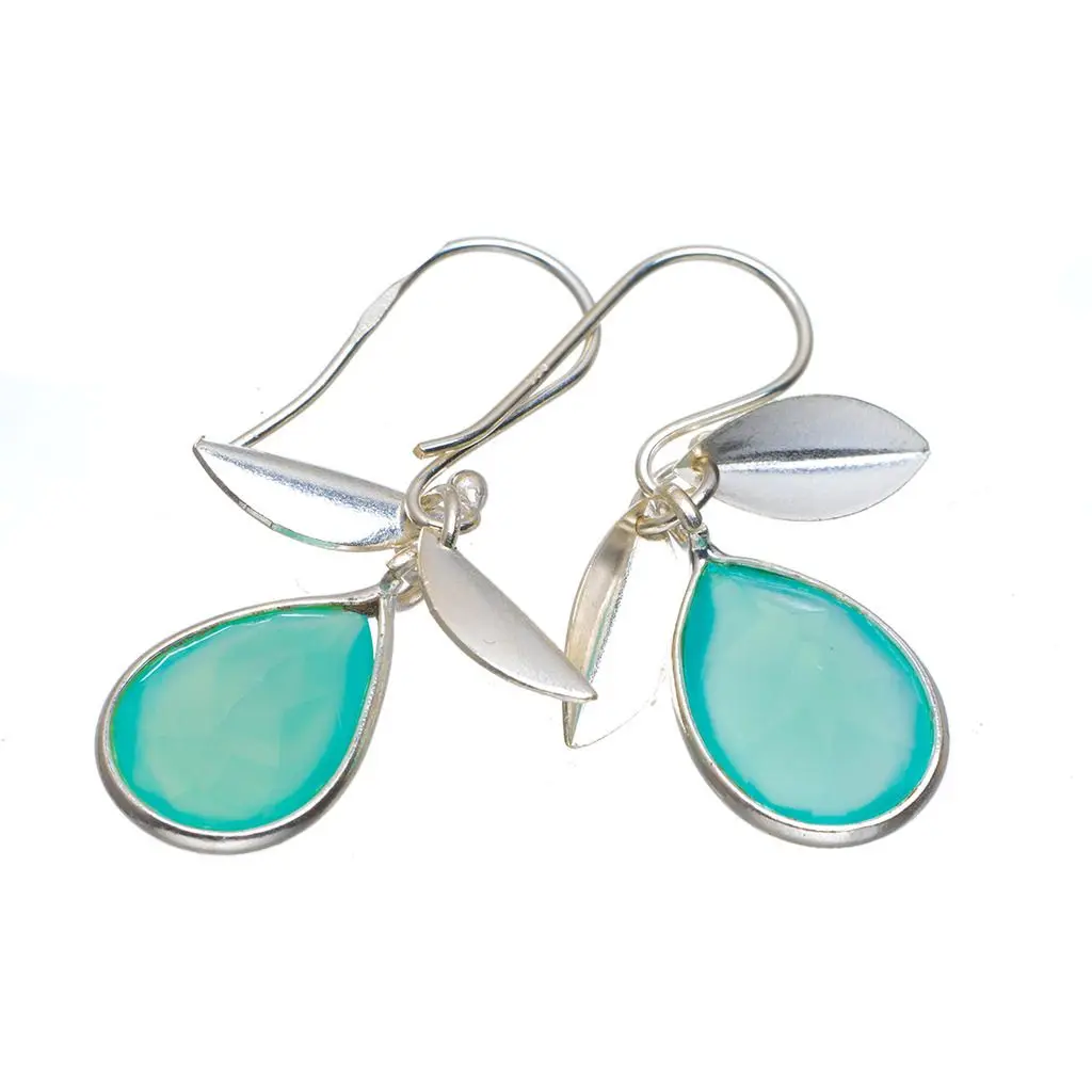 Уникальные серьги из стерлингового серебра 925 пробы ручной работы с натуральным