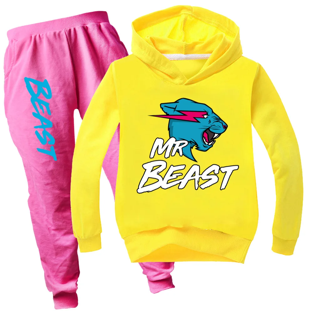 Cat 3D Print Hoodie Pants 2pcs Sets Spring Cartoon Kids Tracksuit Baby Clothing Sets Toddler Girl Outfits 2022 Boys Streetwear