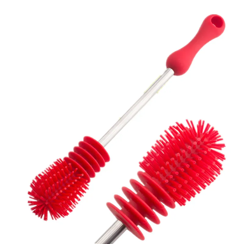 Креативная силиконовая щетка для бутылочек уникальный дизайн детские бутылочки