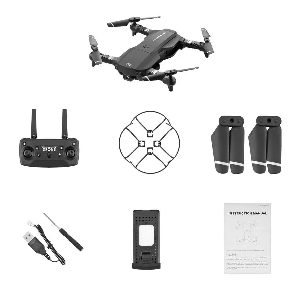 F62 2,4G wifi 0.3MP/4K 16MP HD широкоугольная камера Радиоуправляемый Дрон оптическое управление потоком жестов смарт-контроль Радиоуправляемый вертолет Дрон модель